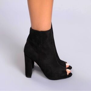 Sexy Open Toe Bootie